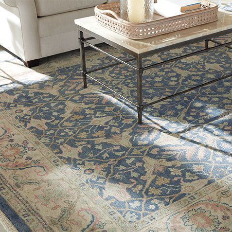 Tabriz Floral Scrollwork Rug Product Tile Hover Image 041702