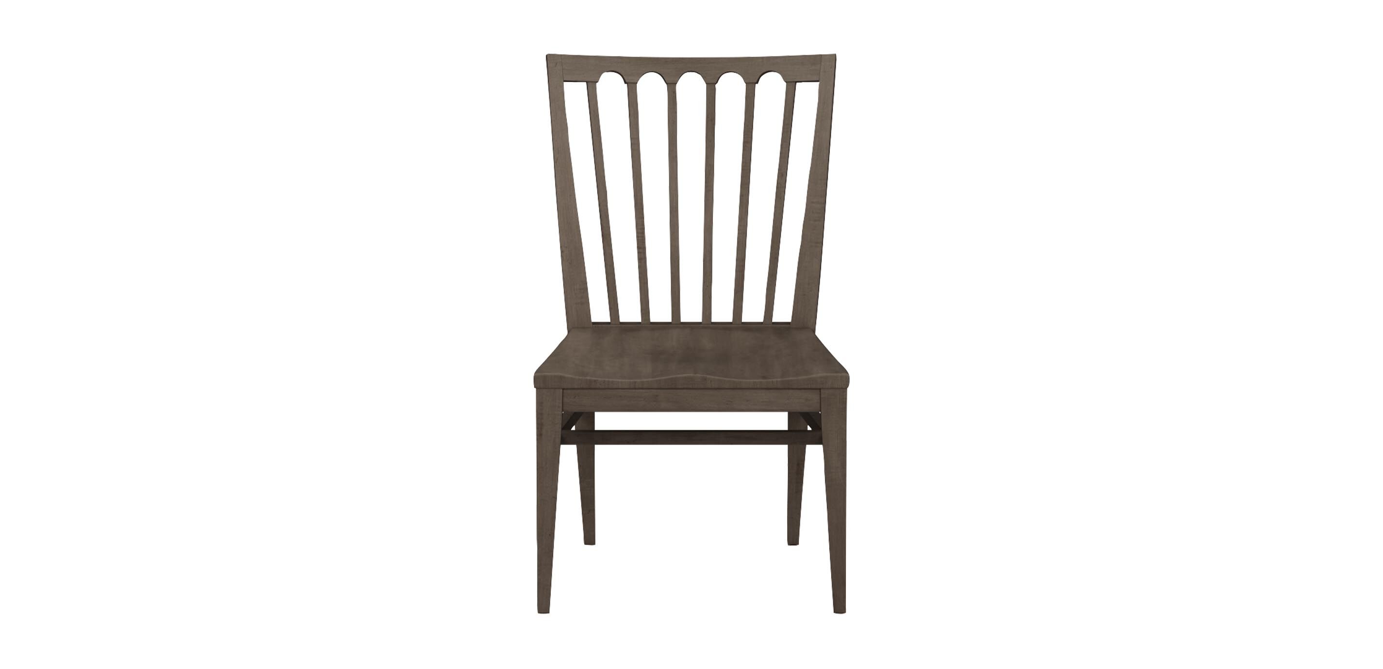 Benham Dining Side Chair, Wood Seat