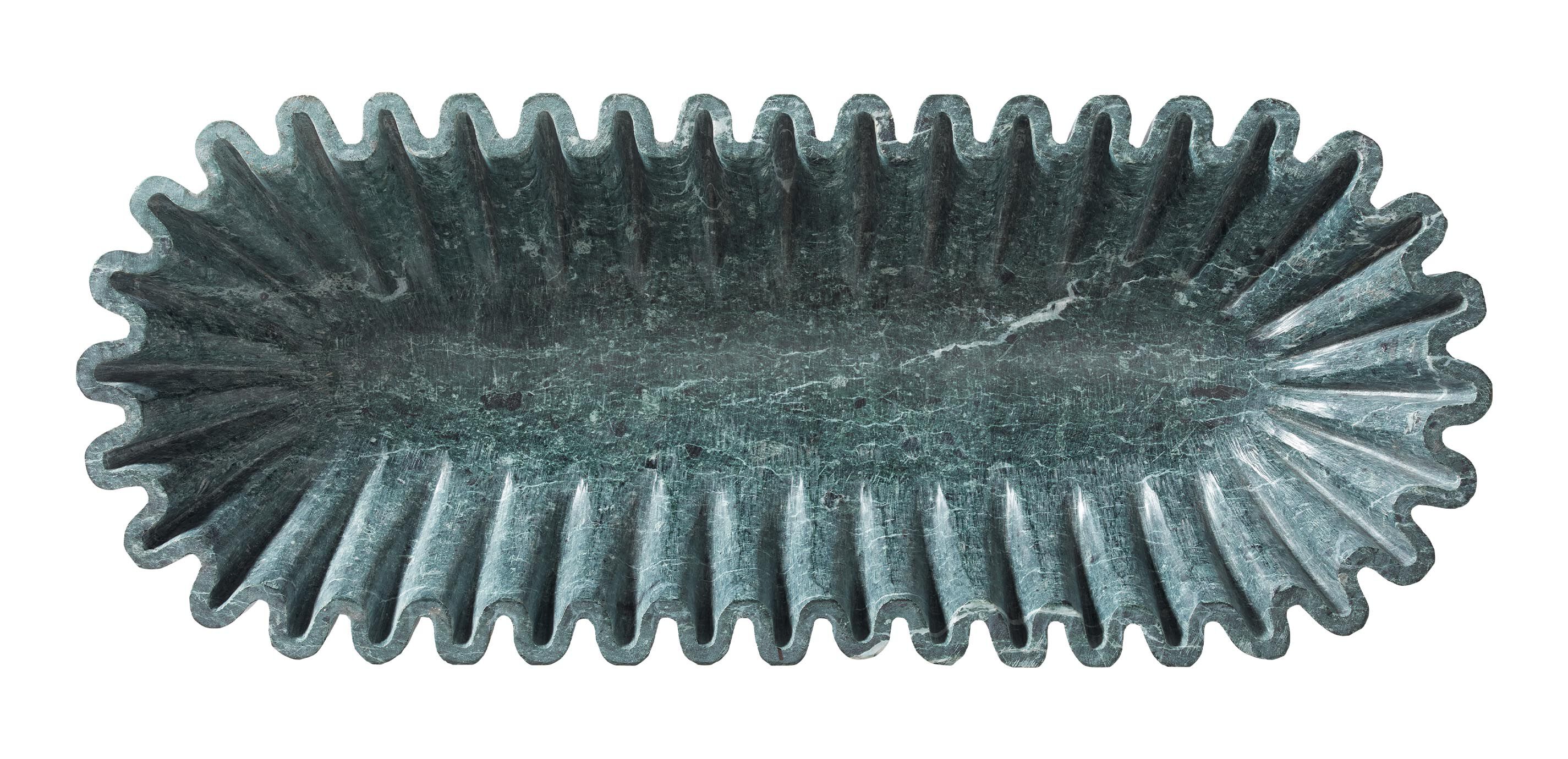 Green Linear Marble Bowl_3
