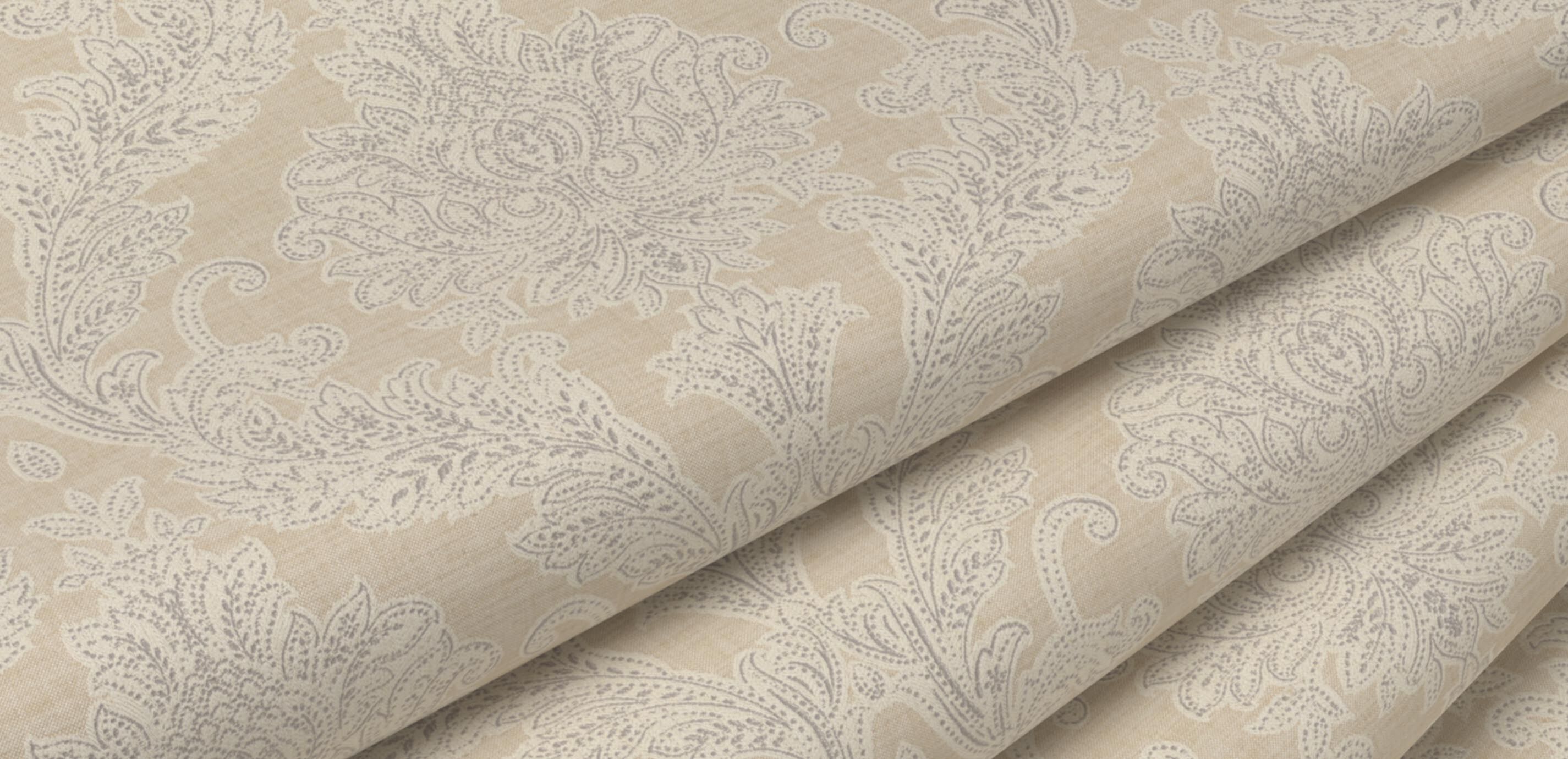 Emilia Taupe Fabric By the Yard_1