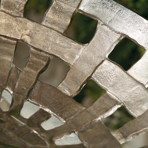 Scarlet Metal Basketweave Bowl Product Tile Hover Image 432411