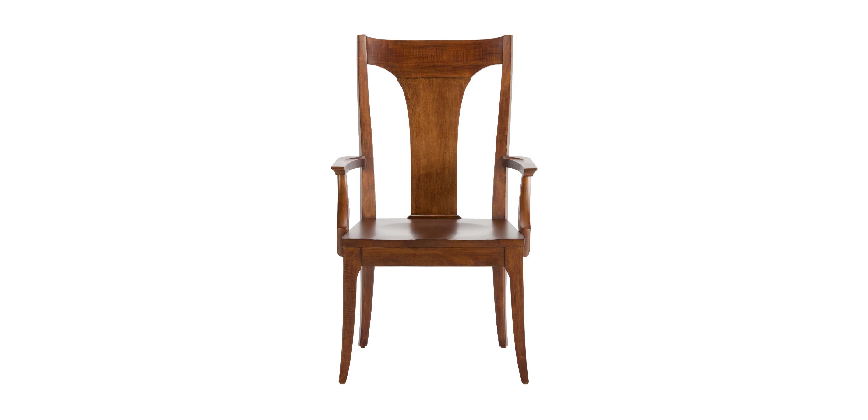 Artemis Dining Armchair, Wood Seat