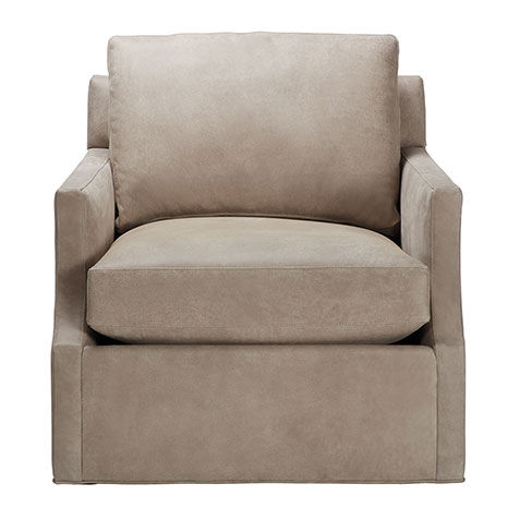 Allyce Leather Swivel Chair image