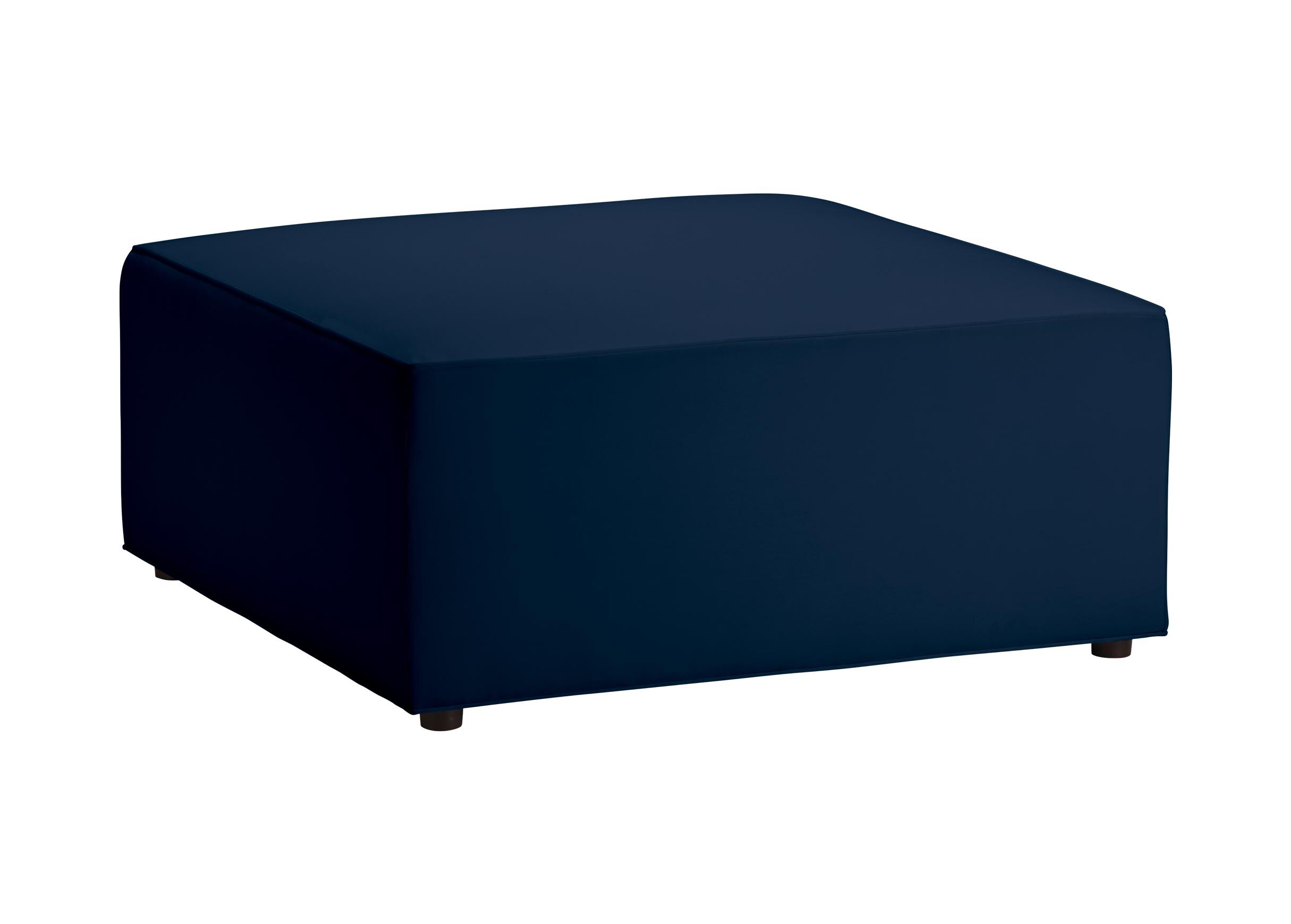 Atlantic Highland Upholstered Square Ottoman_1