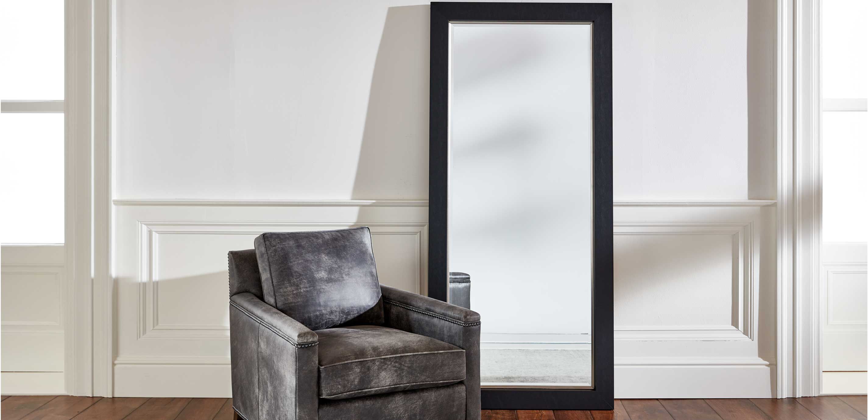 Lennox Leather Floor Mirror_4