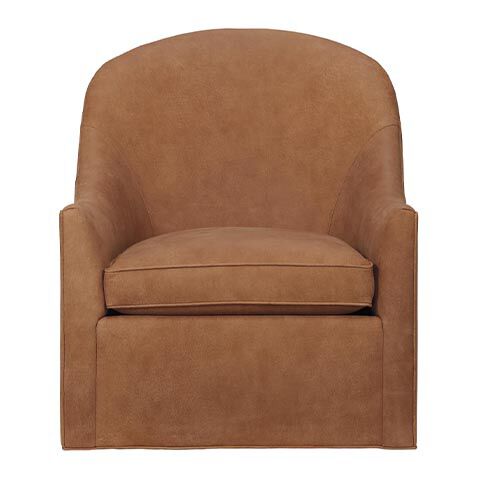 Grace Leather Swivel Chair image
