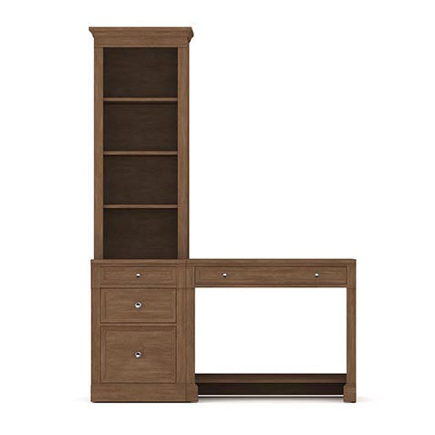 Continental File Bookcase with Bridge Desk image