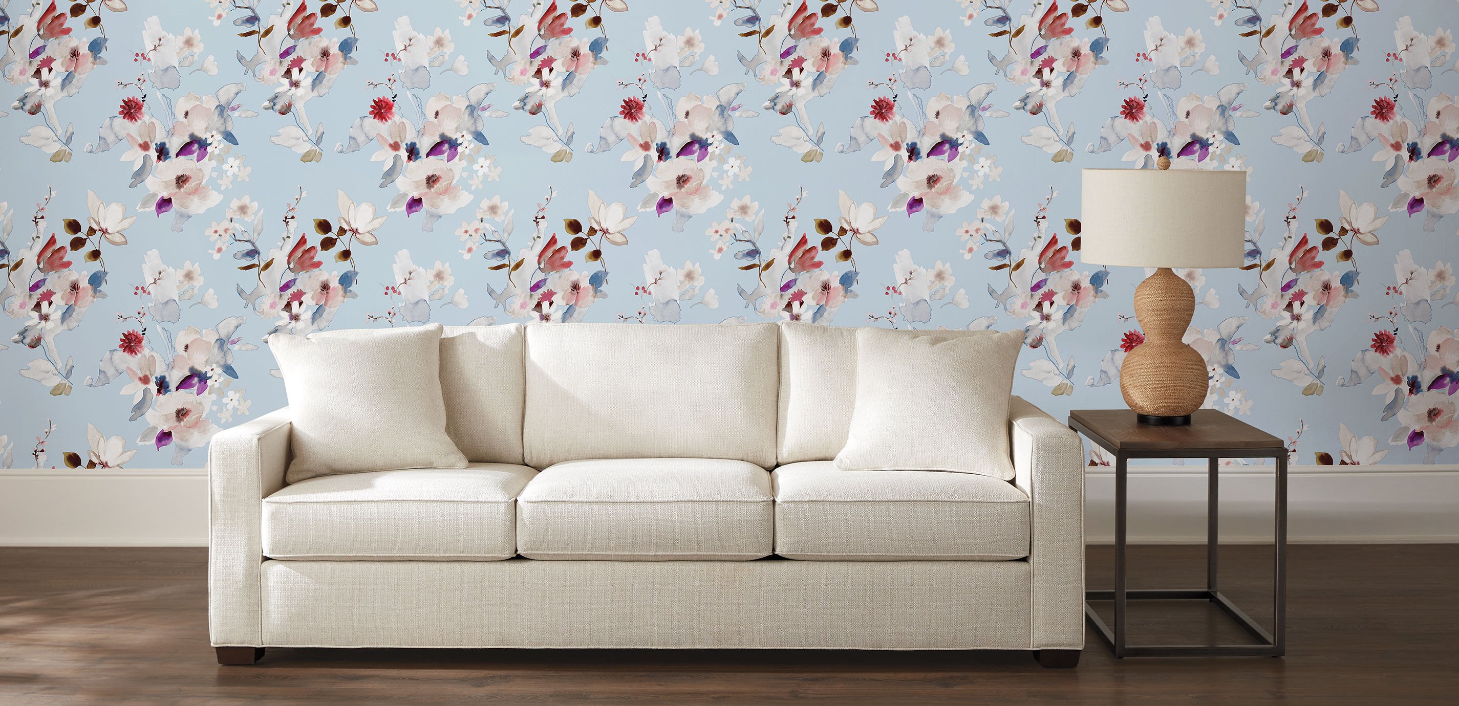 Summer Bouquet Floral Wallpaper_1