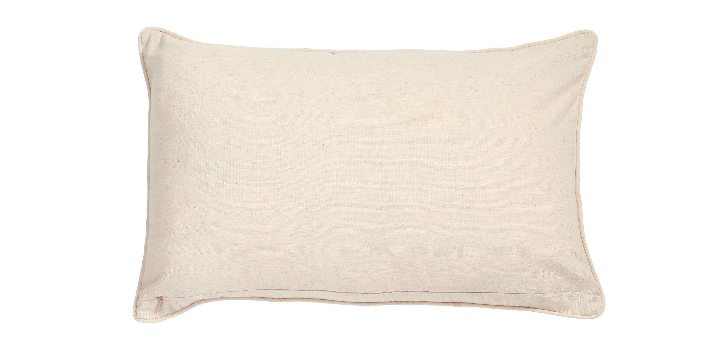Crewel-Stitch Floral-Pattern Lumbar Pillow_1