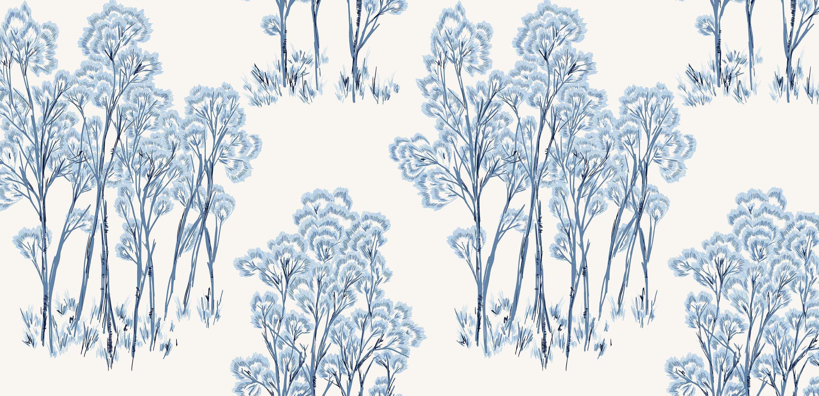 Winter Birches Wallpaper