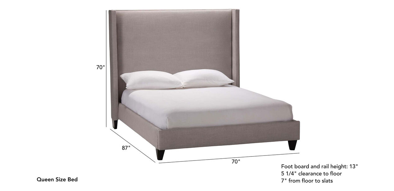 Colton Bed With Tall Headboard Beds Ethan Allen