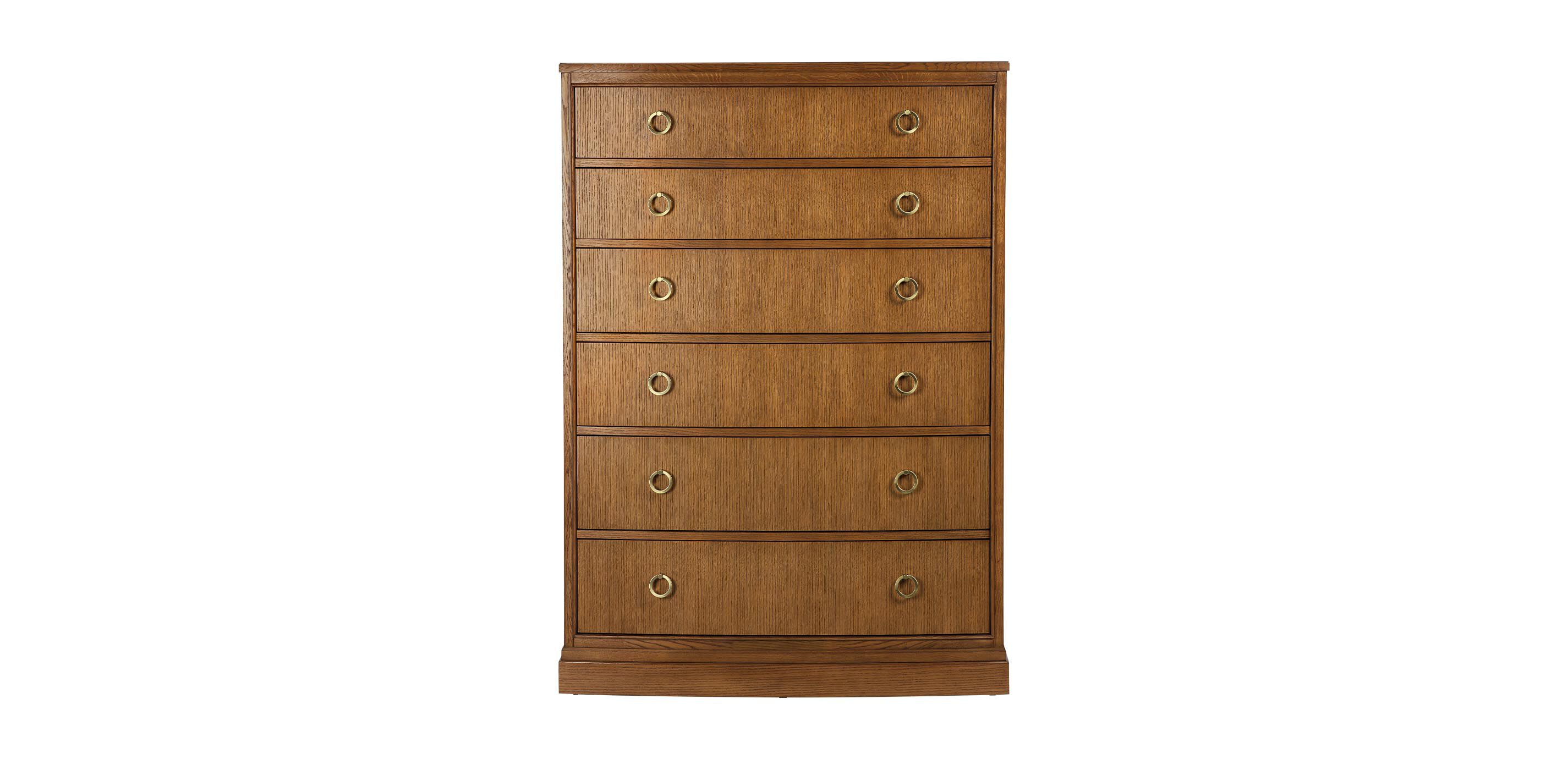 Heston Oak Tall Chest