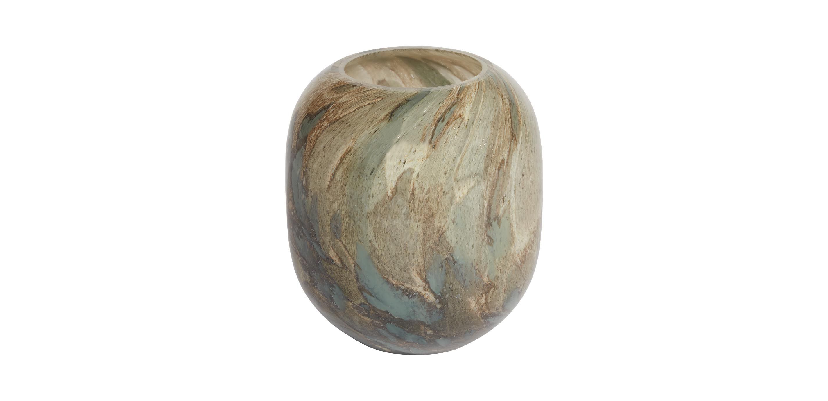 Avani Swirled Glass Vase
