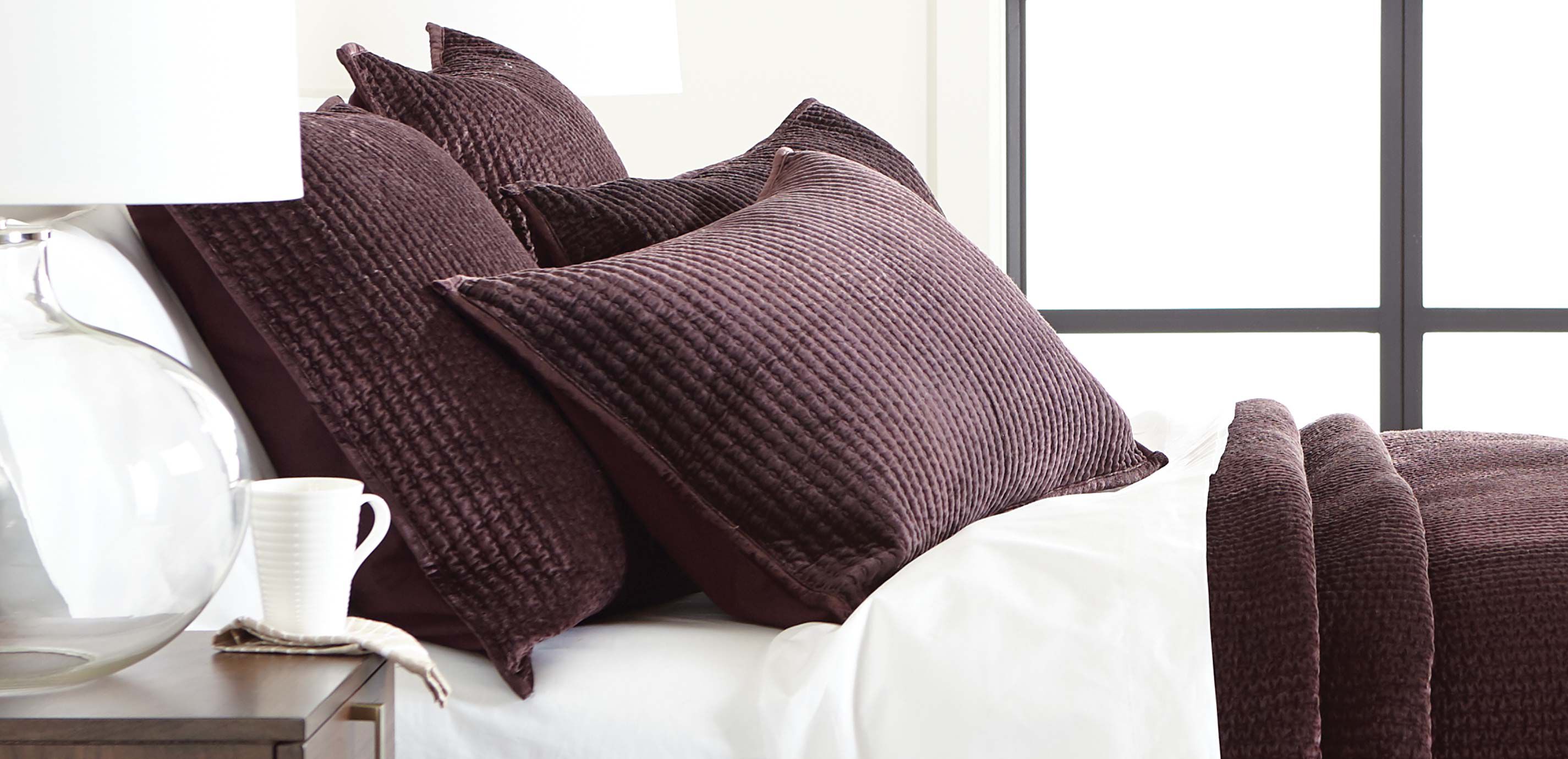 Velvet Beet Quilt and Shams_2