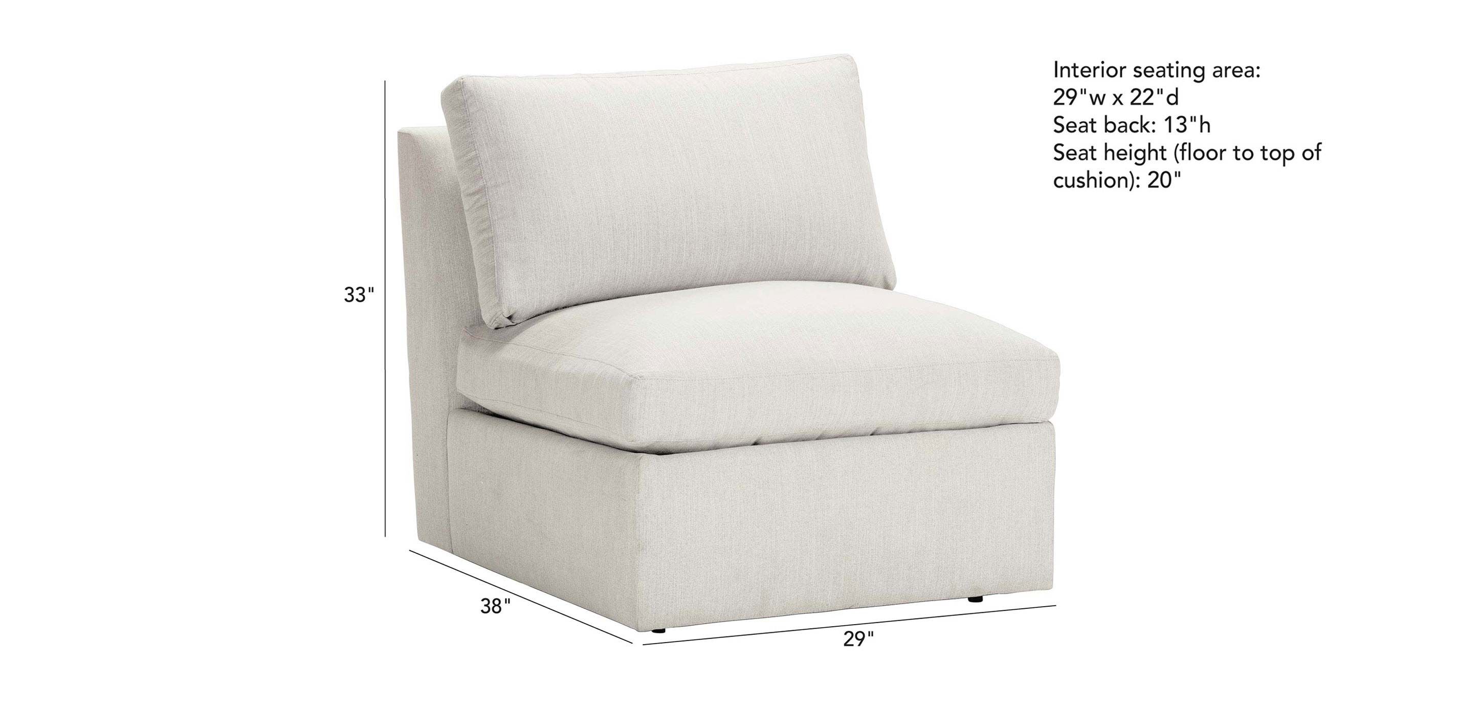 Redding Ridge Armless Sectional Chair_1
