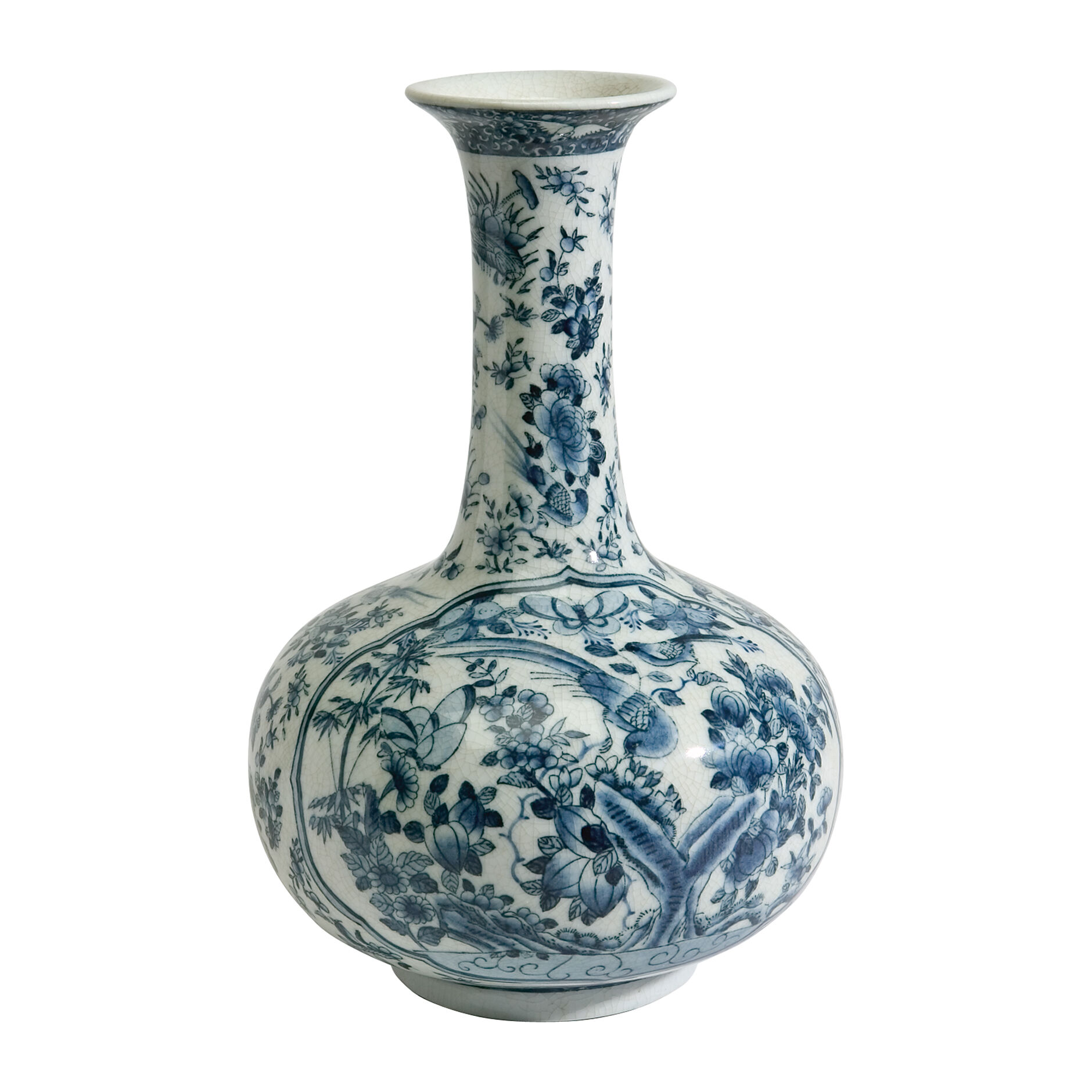 Blue and White Porcelain Vase image
