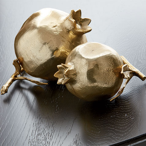 Gold Pomegranate Sculptures Product Tile Hover Image 431706