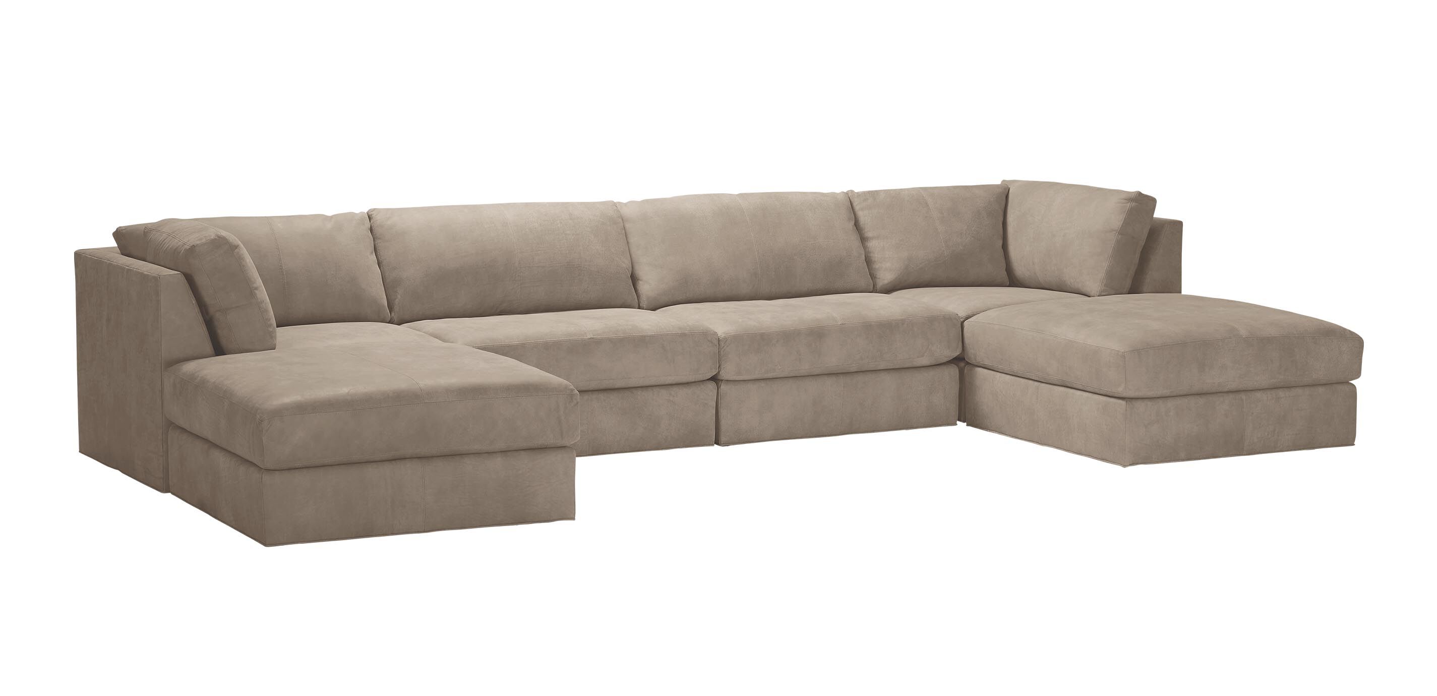 Daydreamer Leather Six-Piece Modular Sectional_6