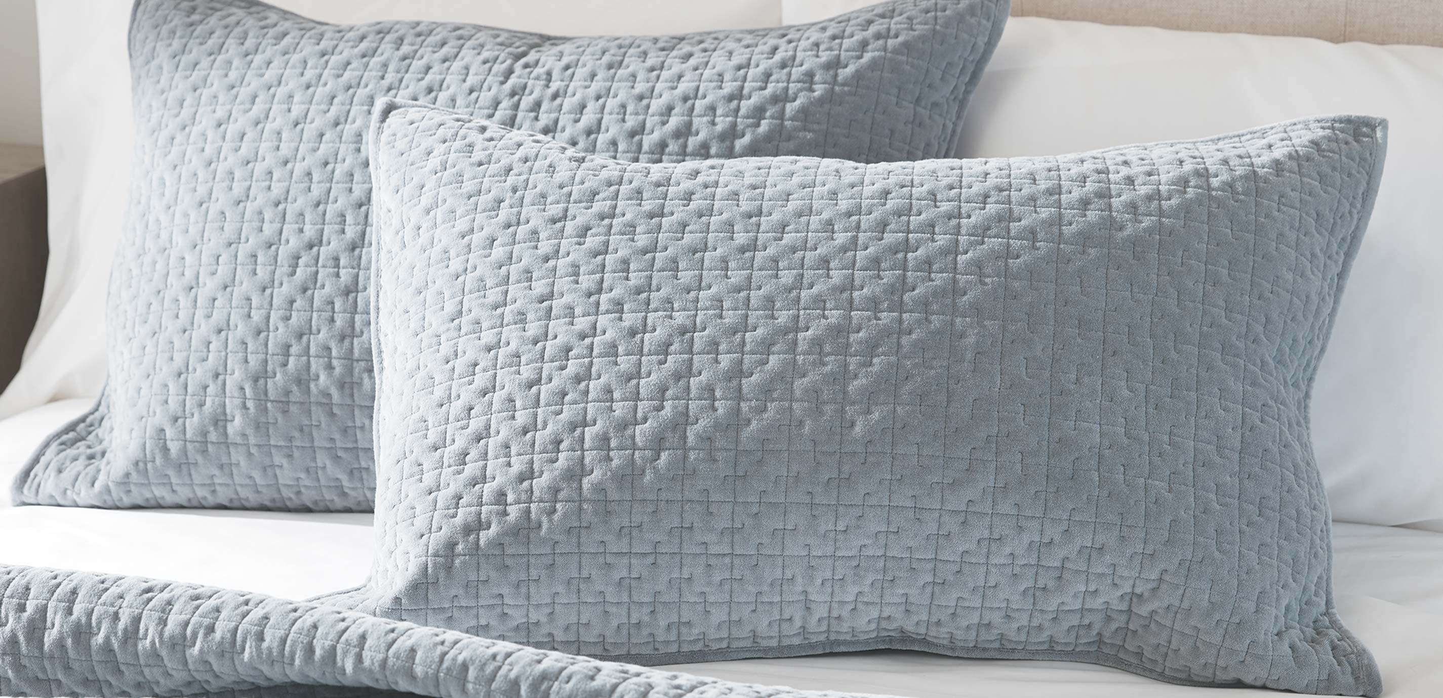 Salena Velvet Shams, Slate_2