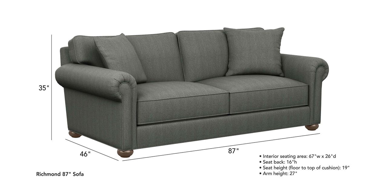Richmond Sofa Sofas & Loveseats Ethan Allen