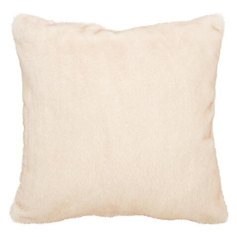Blonde Mink Faux Fur Pillow image