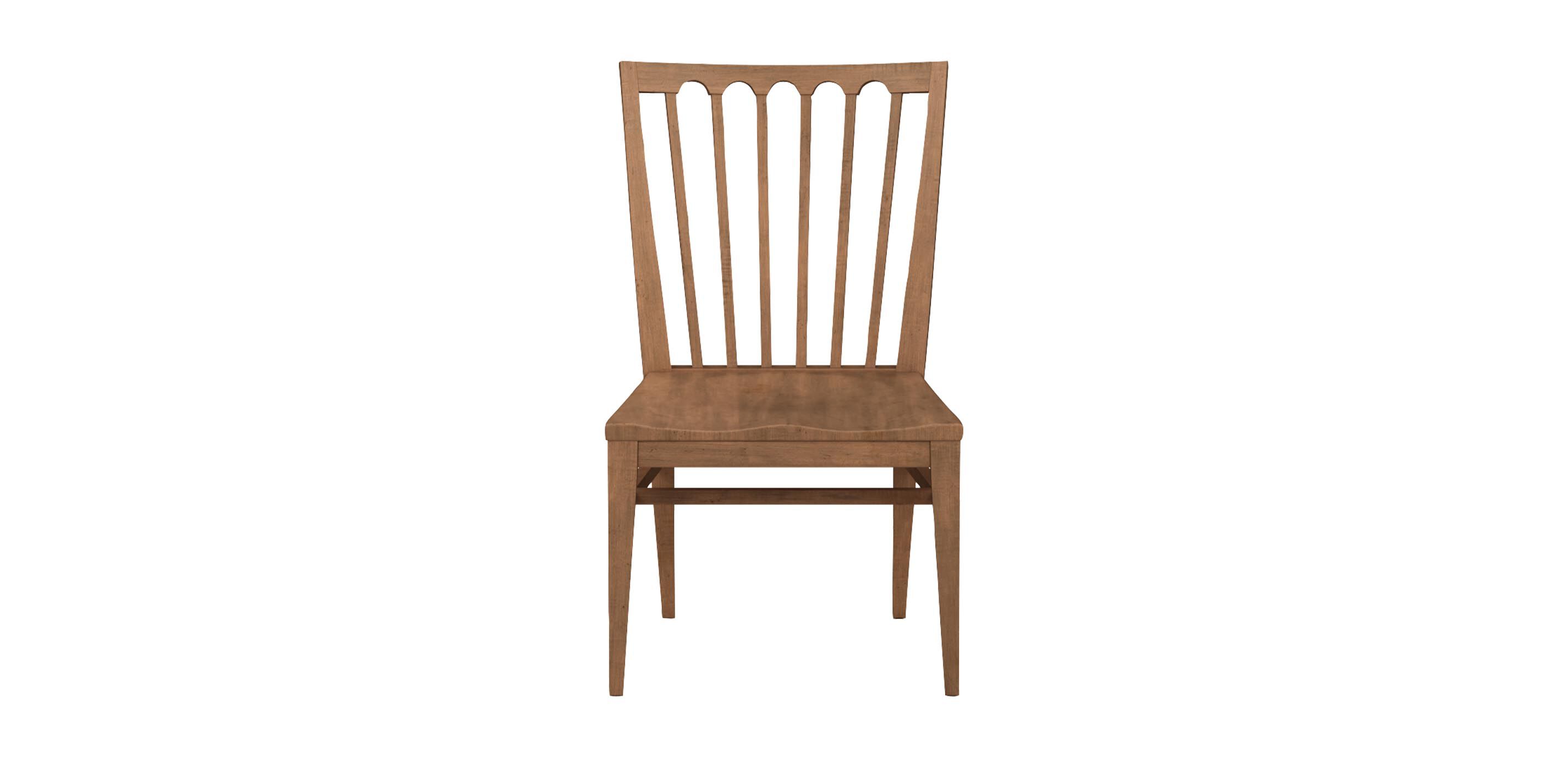 Benham Dining Side Chair, Wood Seat
