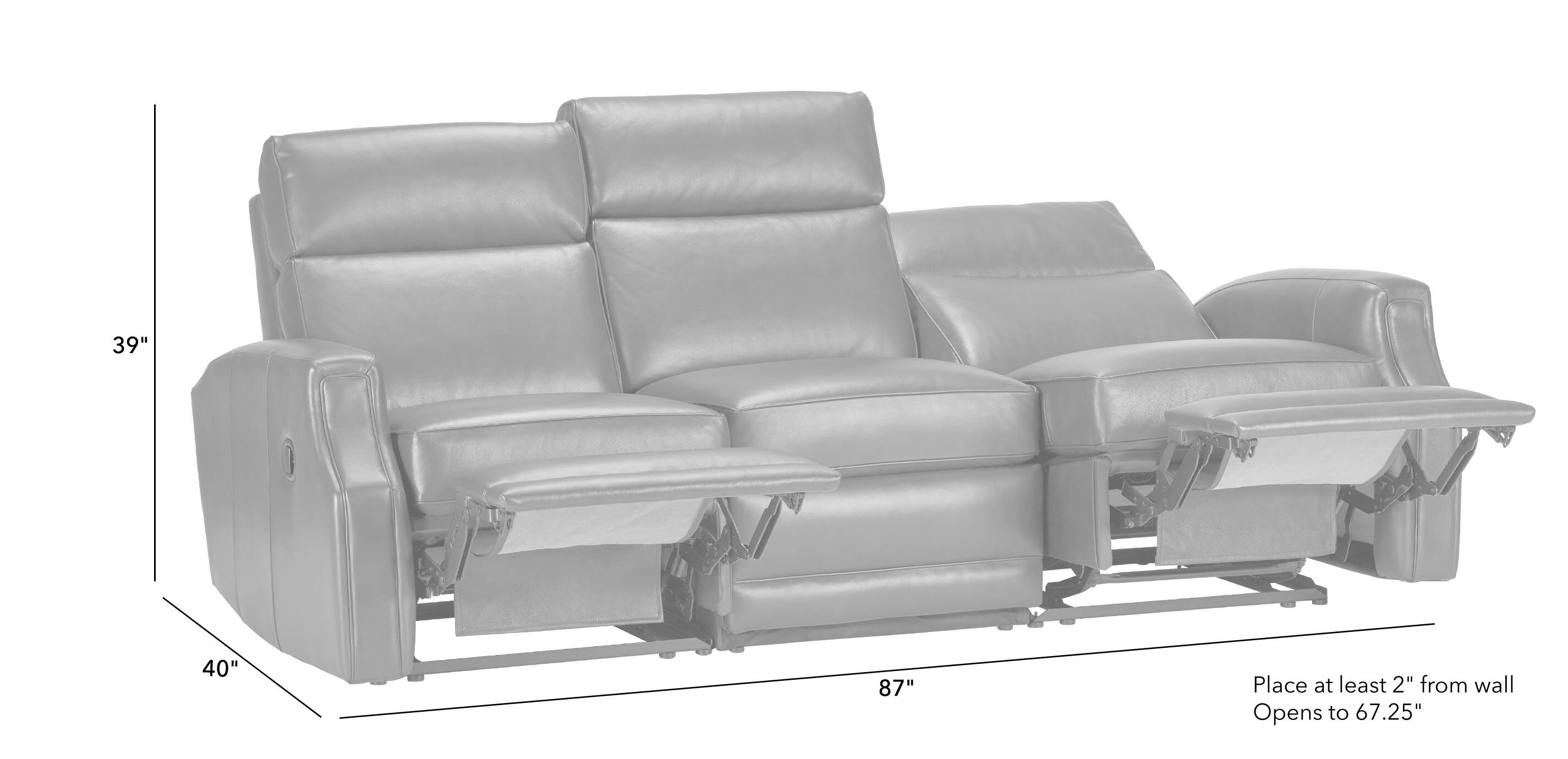 Conover Scoop-Arm Wall-Reclining Modular Leather Sofa_1