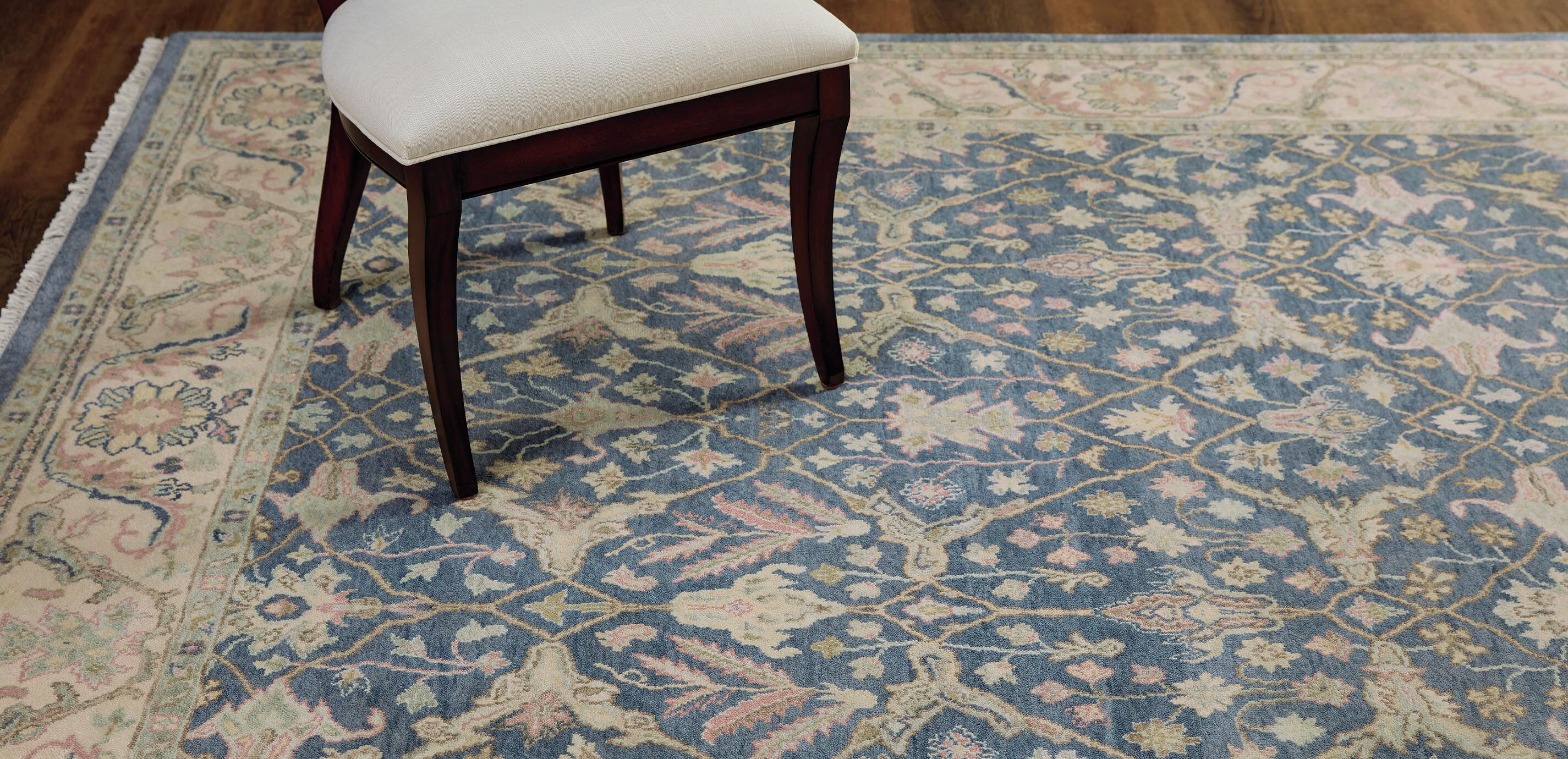 Tabriz Floral Scrollwork Rug_1