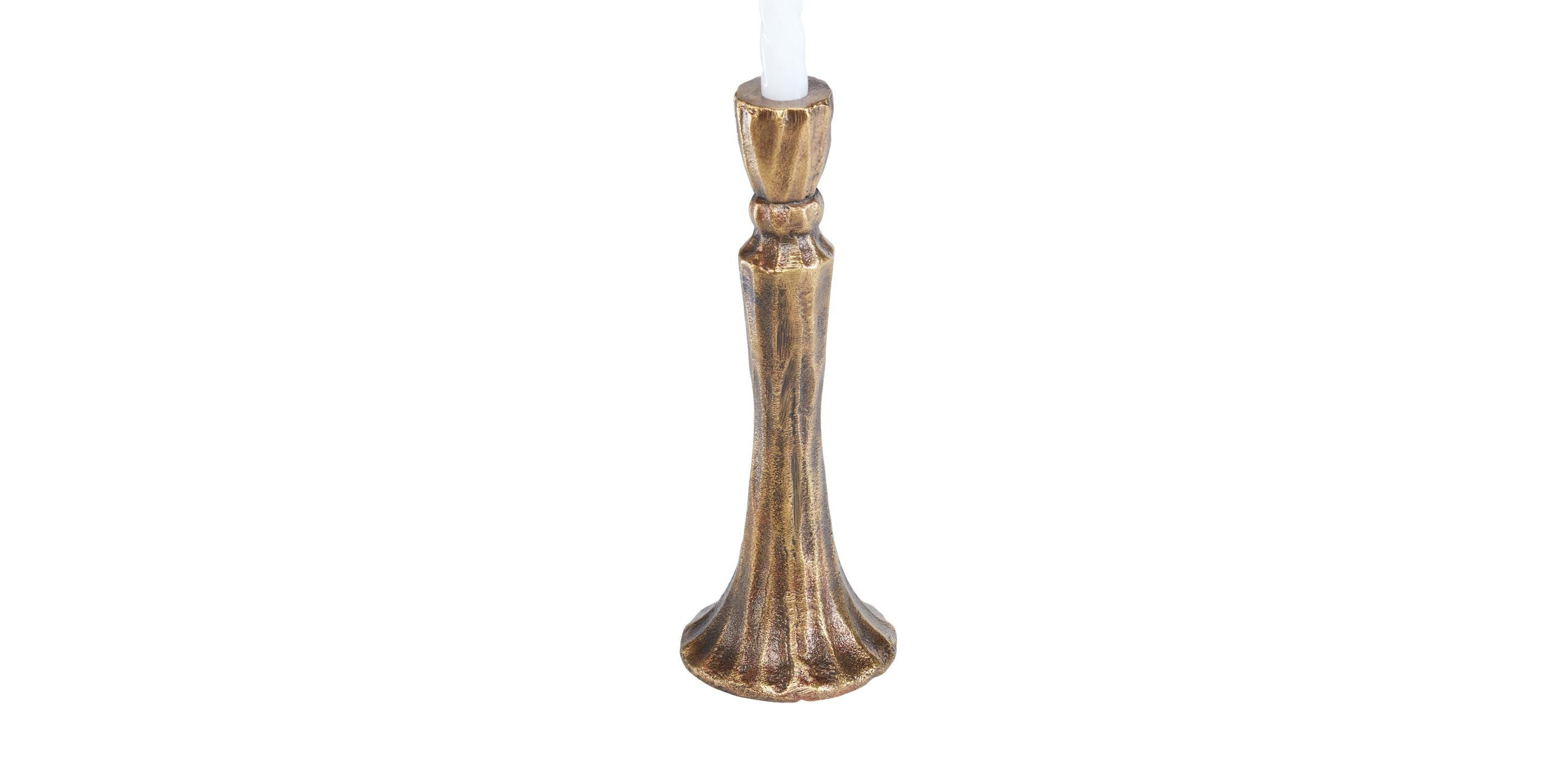 Caspius Antique Brass Candlestick_1