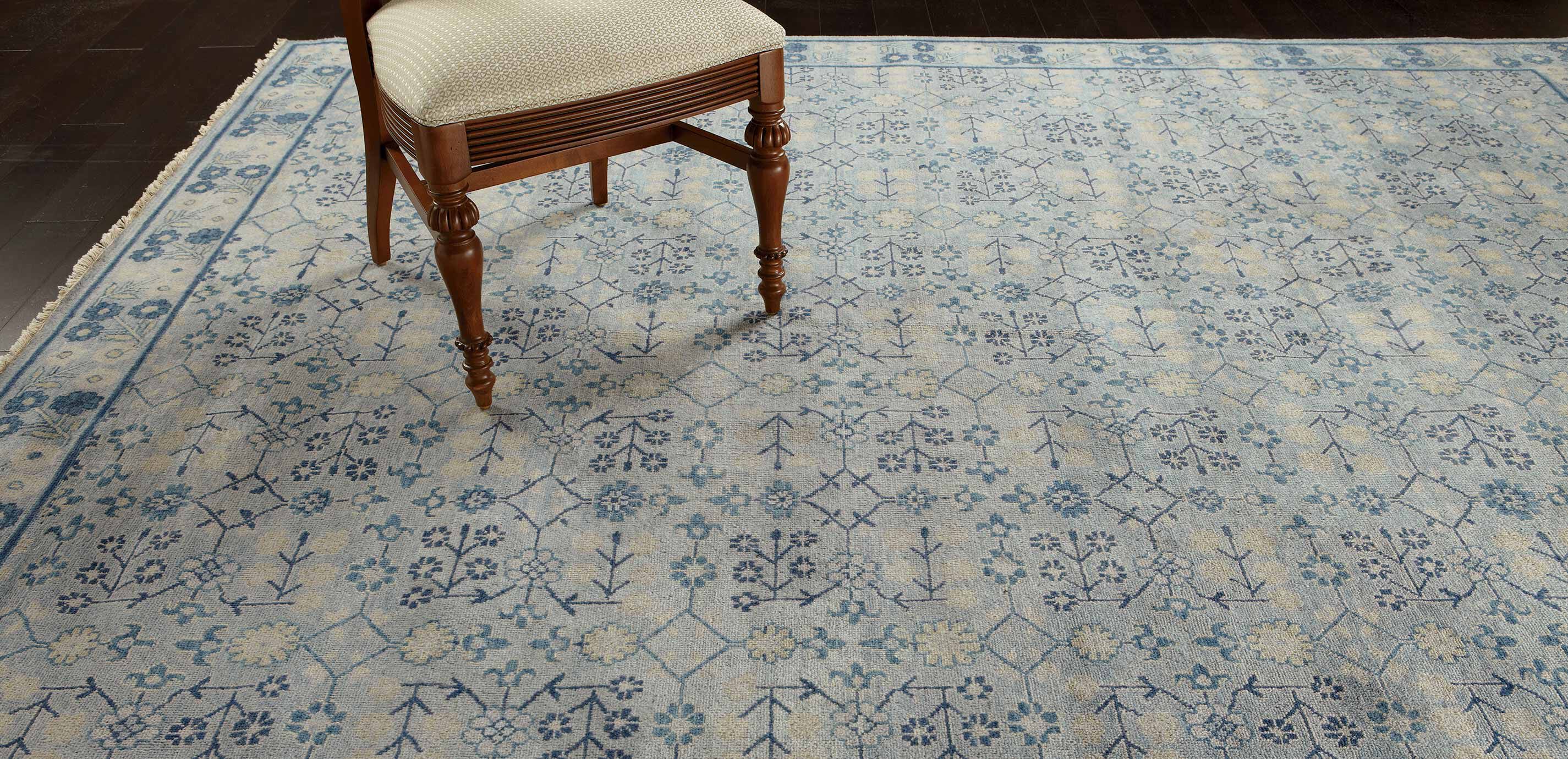 Khotan Rug, Gray/Blue_1