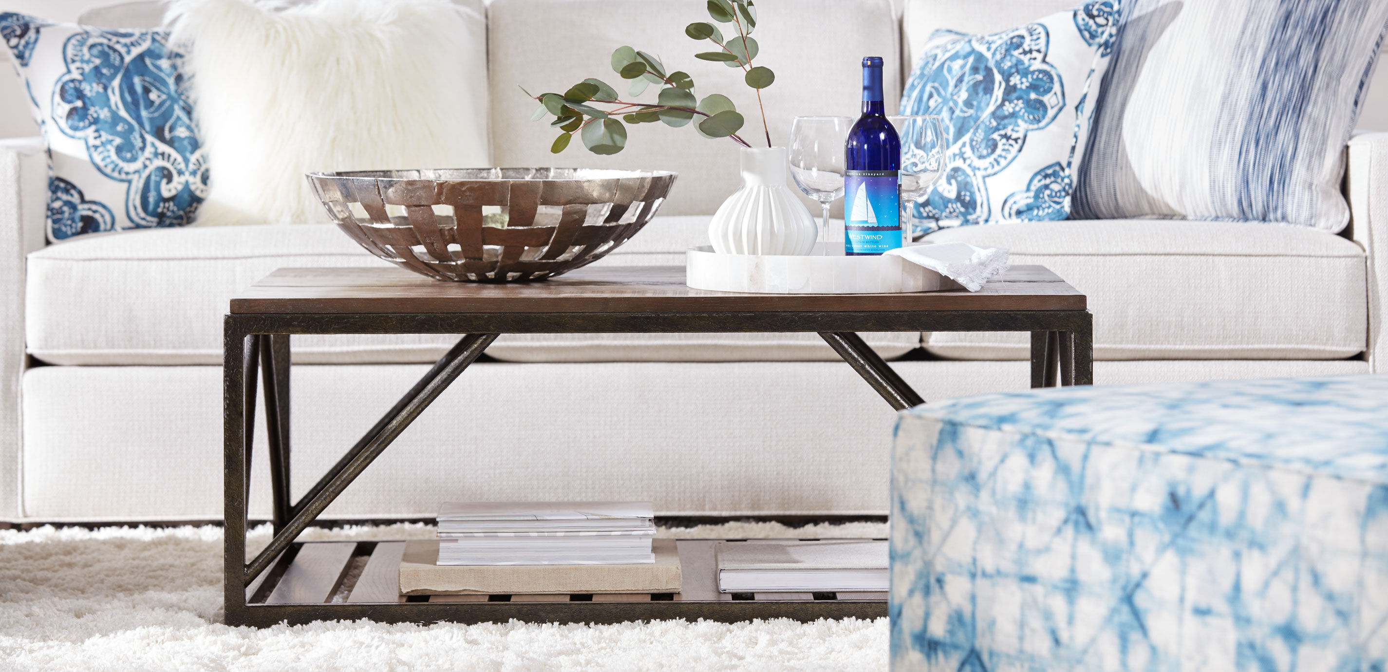 Scarlet Metal Basketweave Bowl_5