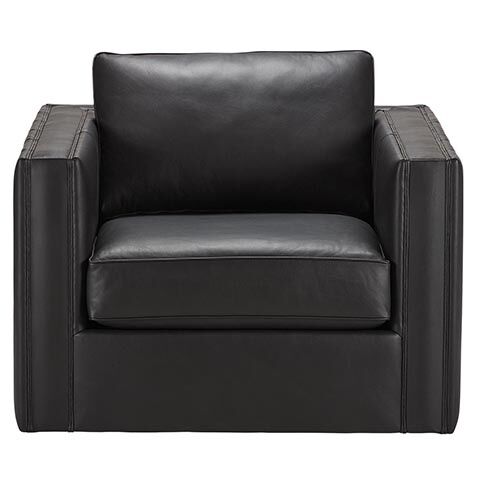 Presley Leather Swivel Chair image