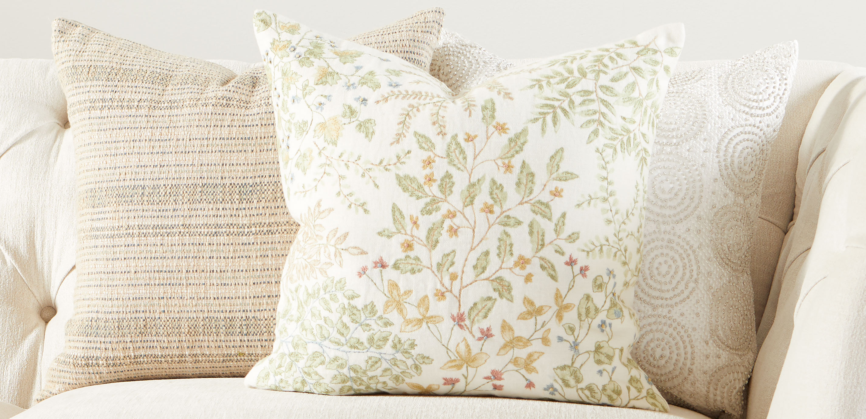 Sketchbook Floral Embroidered Pillow_4