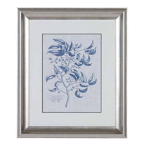 Navy and Linen Botanical III image