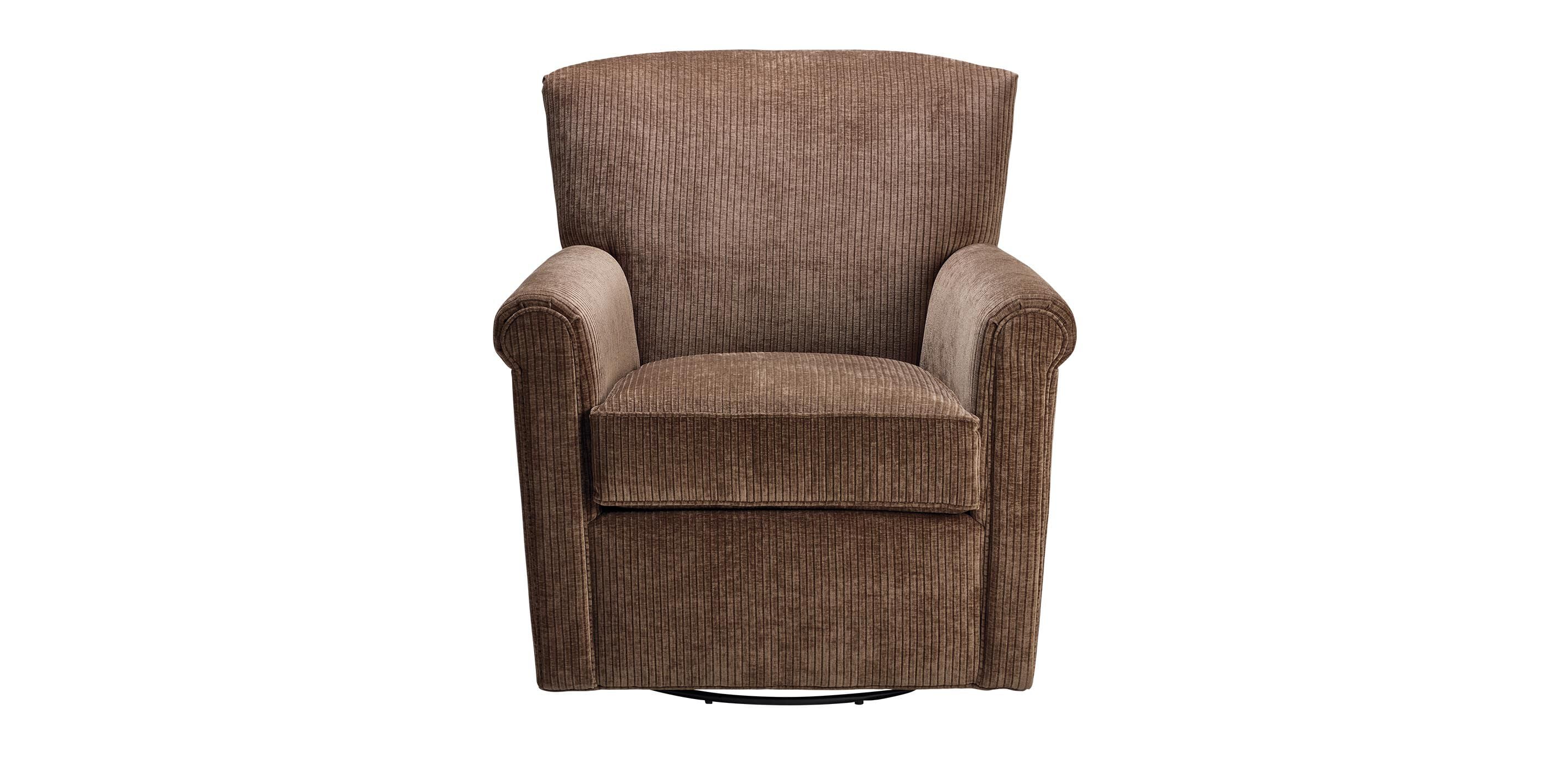 Turner Roll-Arm Swivel Chair