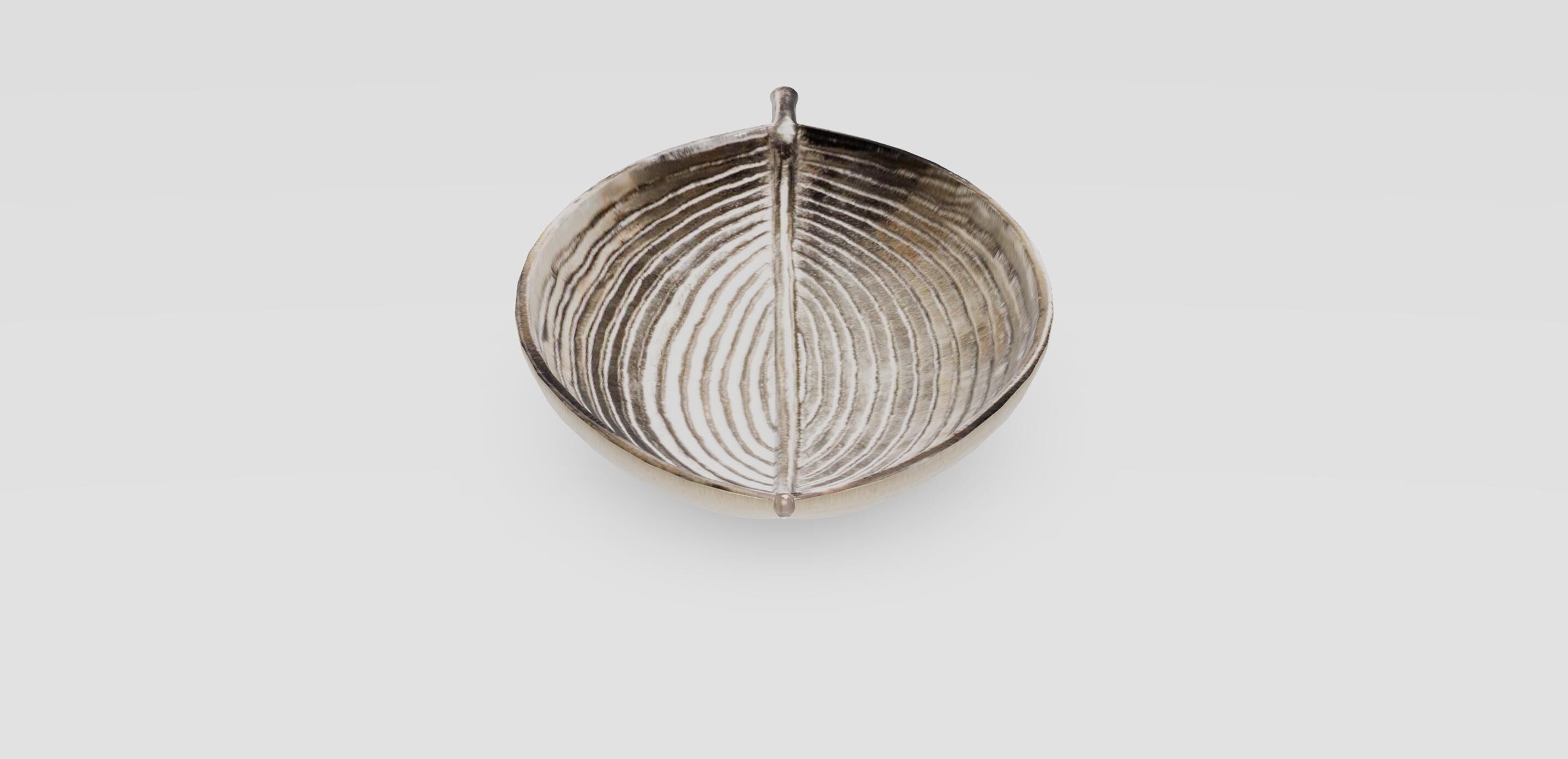 Antiqued Leaf Tray 1