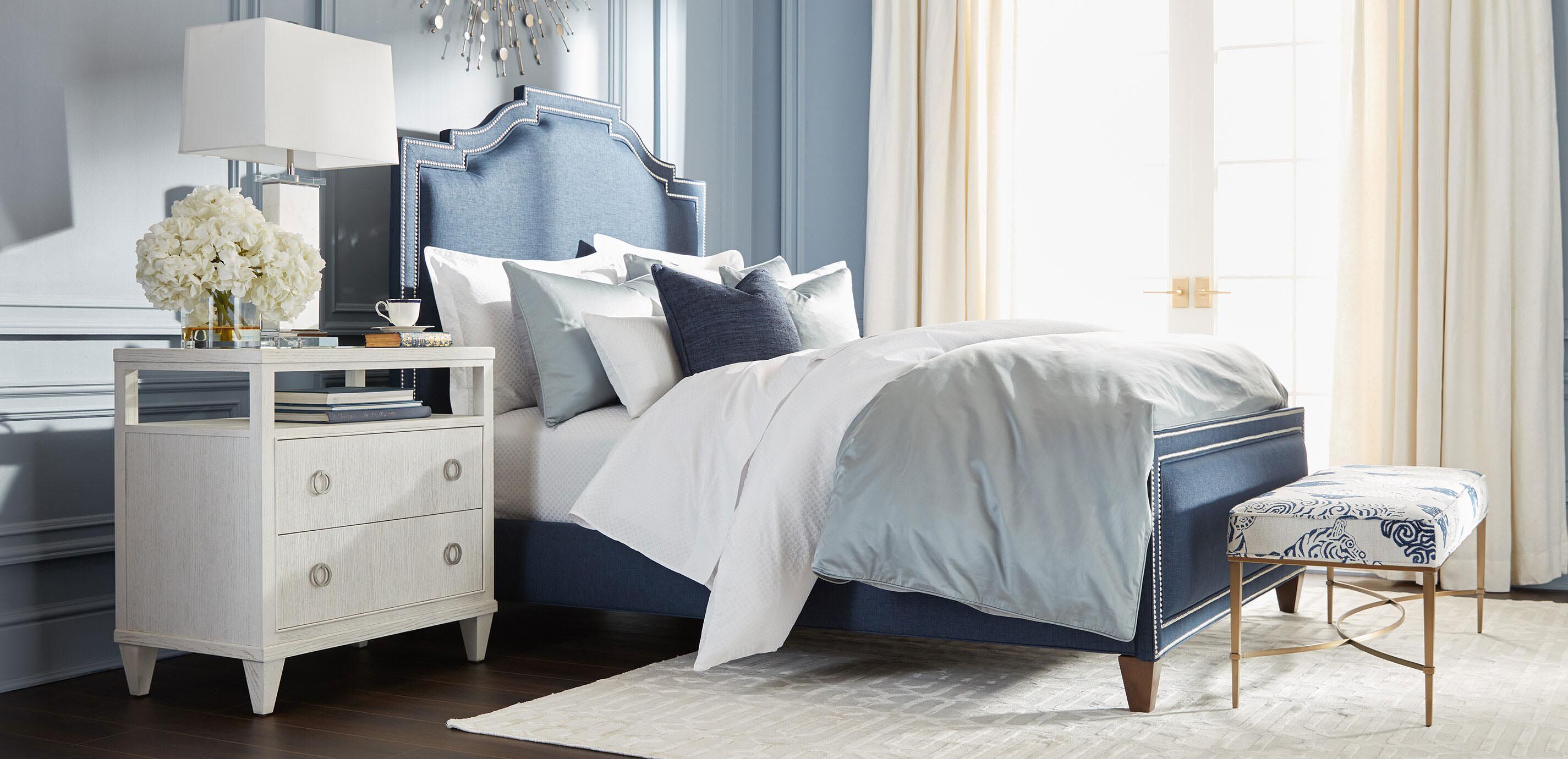 Salena Solid Duvet Cover and Shams, Mist Blue_6