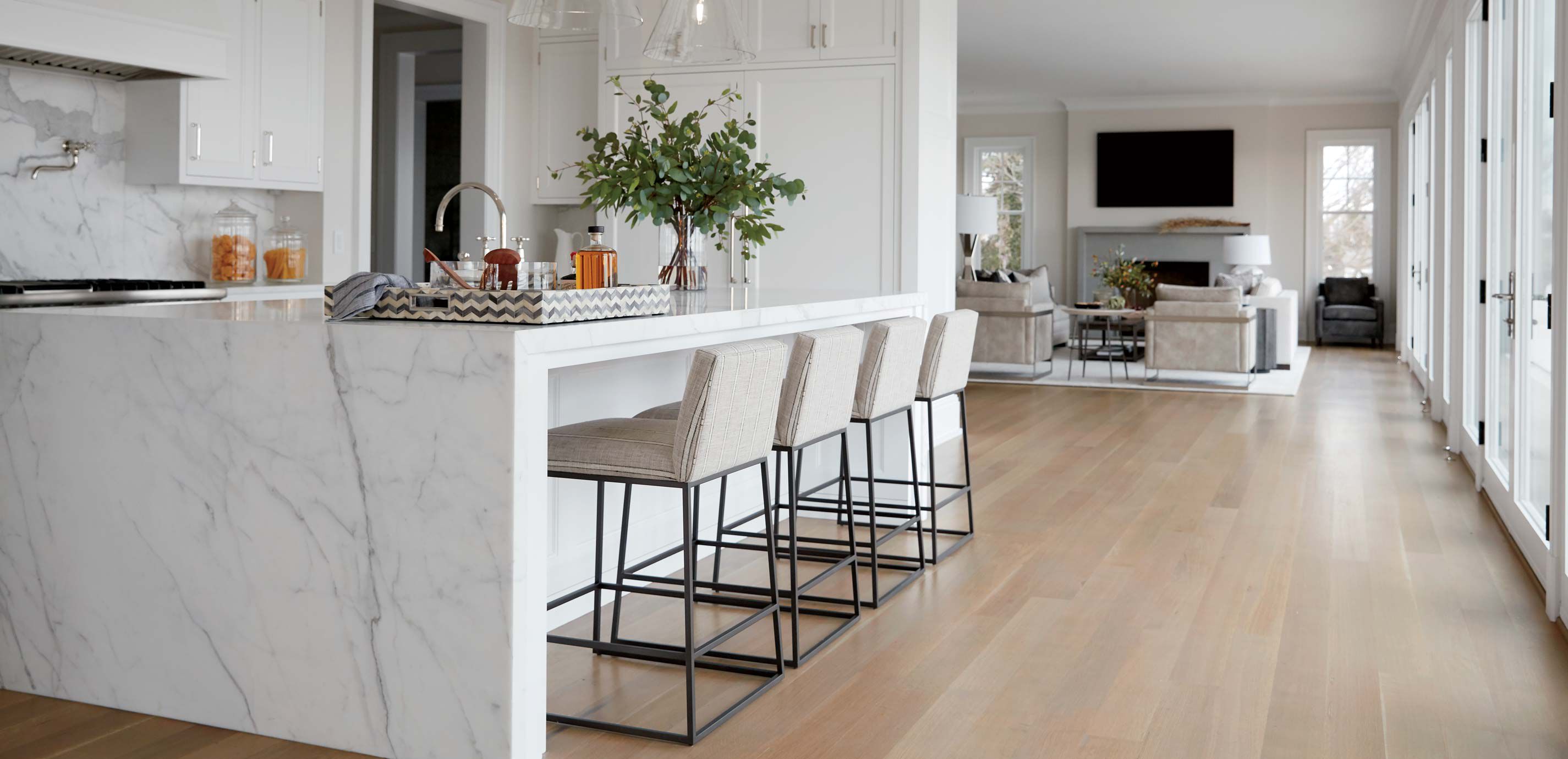 Chevron 24" Square Bone Tray_7