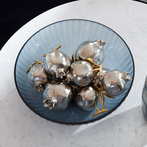 Afina Blue Glass Bowl Product Tile Hover Image 432068