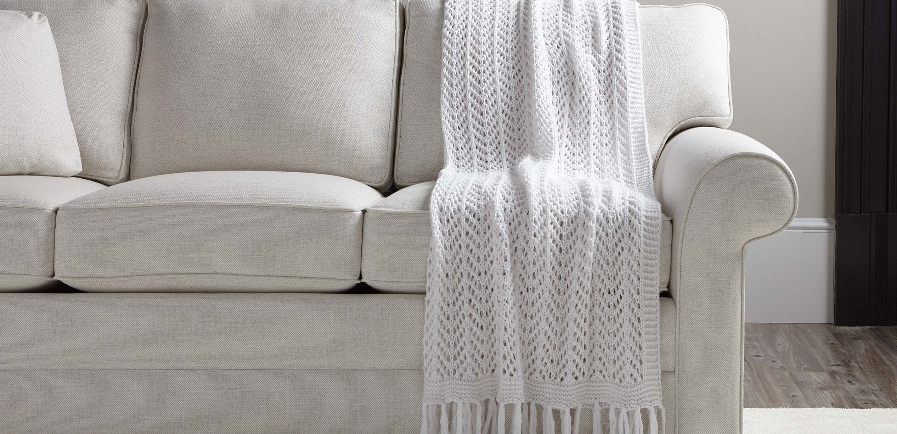 Pointelle Knit Throw