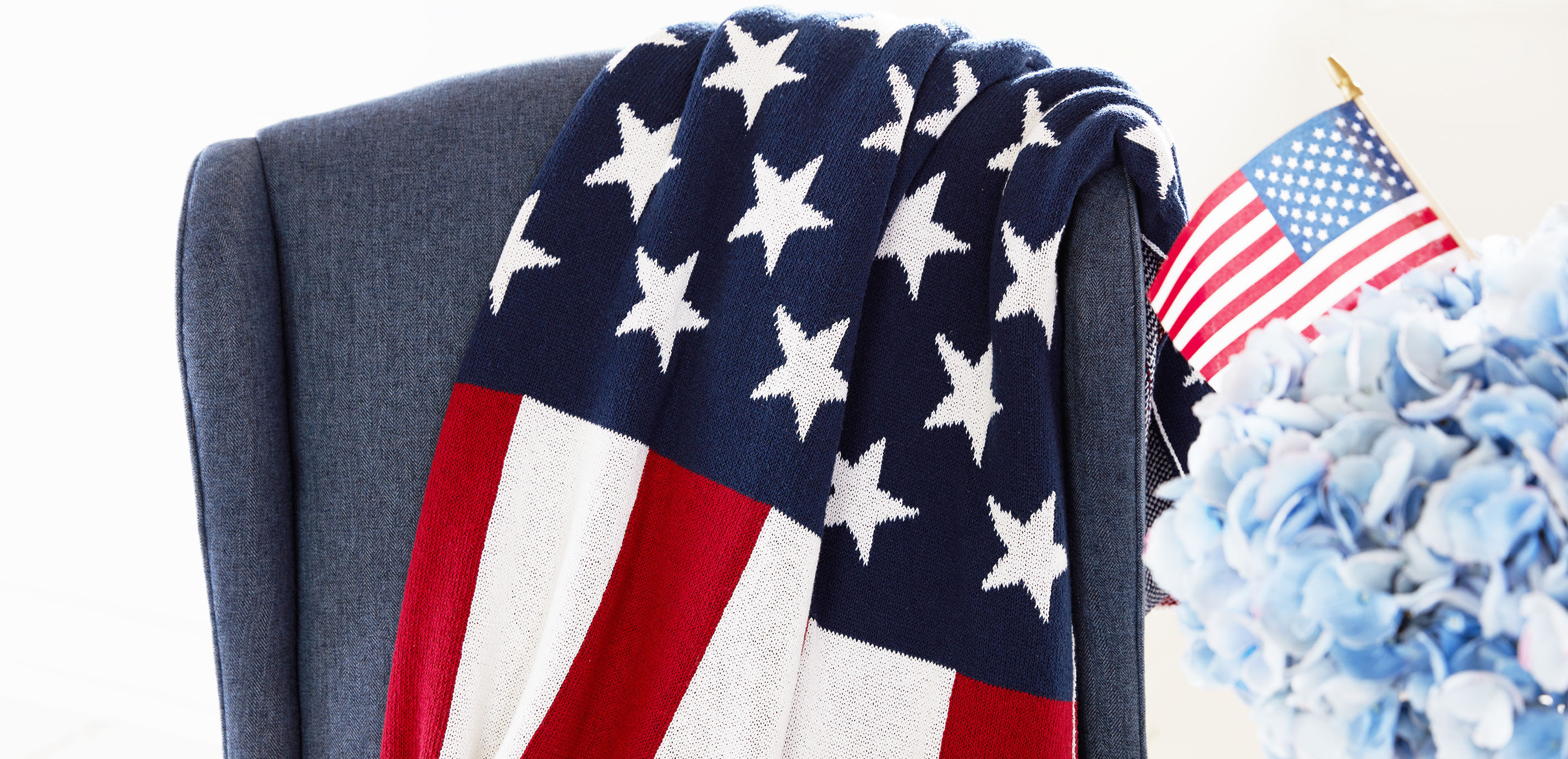 American Flag Recycled Cotton Throw_3