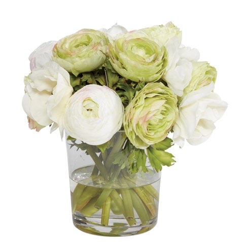 Ranunculus & Poppies in Vase image