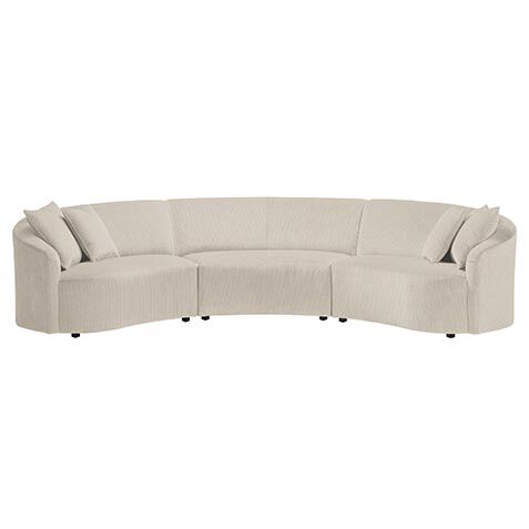 Calista Curved Three-Piece Sectional Product Thumbnail