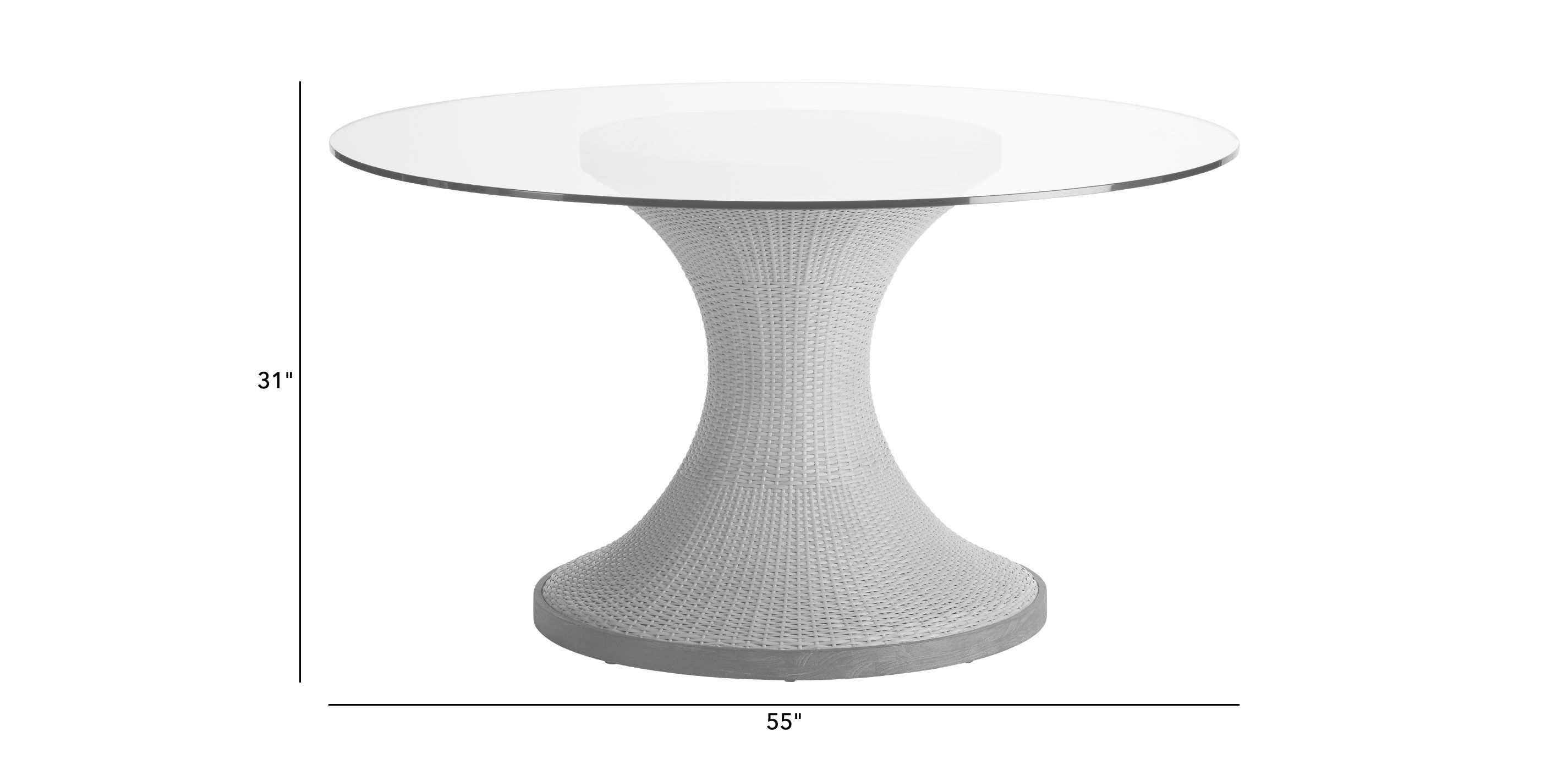 Somerly Round Pedestal Outdoor Dining Table_2