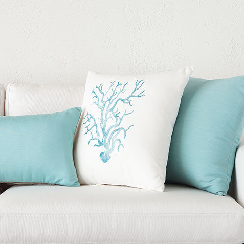 Aqua Coral Outdoor Pillow Product Tile Hover Image 404702