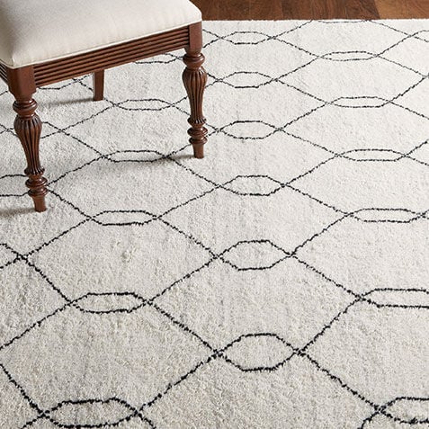 Tulu Trellis Rug, Natural/Black Product Tile Hover Image 041552