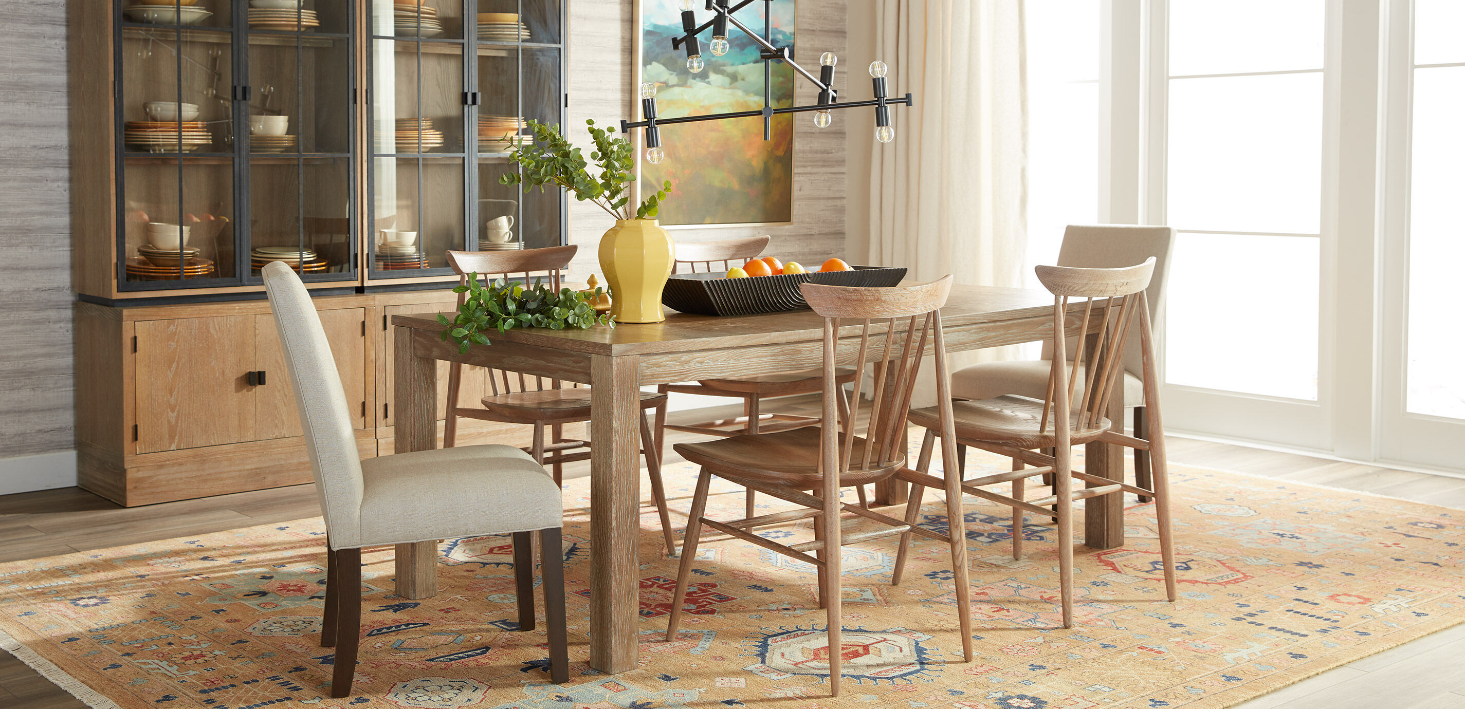 Vinson Oak Extension Dining Table_6