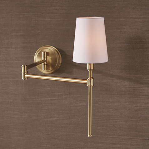 Drew Swing Arm Sconce, Hardwire/Plug-In Product Tile Hover Image 098027P