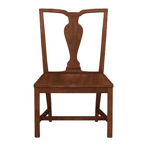 Maddox Dining Side Chair, Wood Seat image