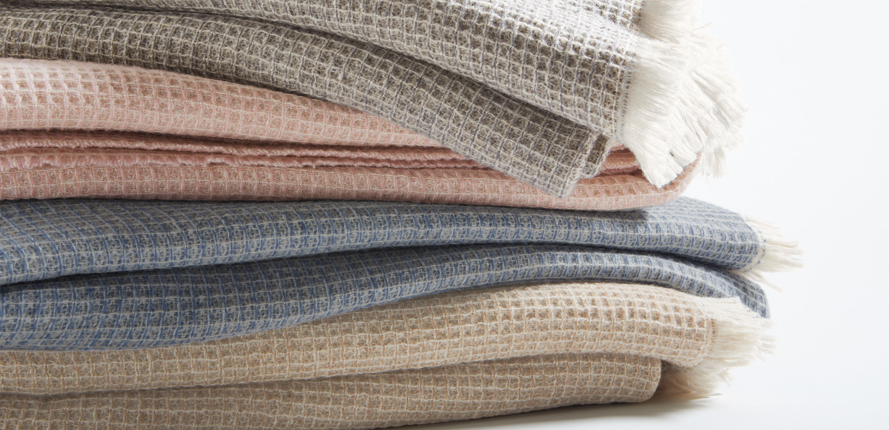 Rossi Waffle-Knit Wool Throw_4